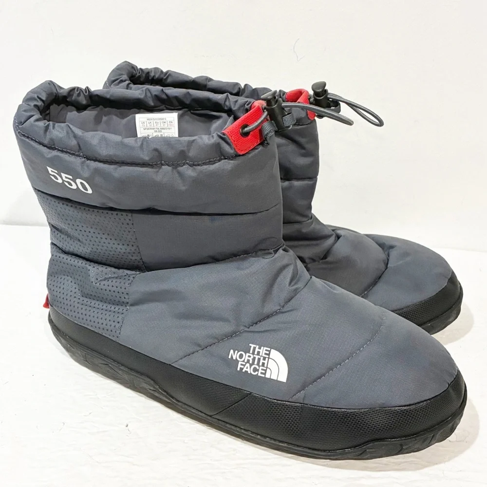 The North Face Grey Nylon NUPTSE BOOTIE III Men's Size 13